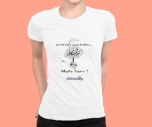 Load image into Gallery viewer, Everything is Cause & Effect What's Yours? Short-Sleeve Unisex T-Shirt