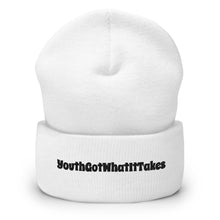 Load image into Gallery viewer, YouthGotWhatItTakes Cuffed Beanie
