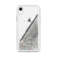 Load image into Gallery viewer, YouthGotWhatItTakes Liquid Glitter Phone Case
