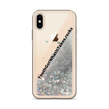 Load image into Gallery viewer, YouthGotWhatItTakes Liquid Glitter Phone Case
